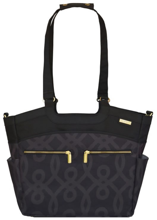 JJ Cole Camber Diaper Bag Black & Gold