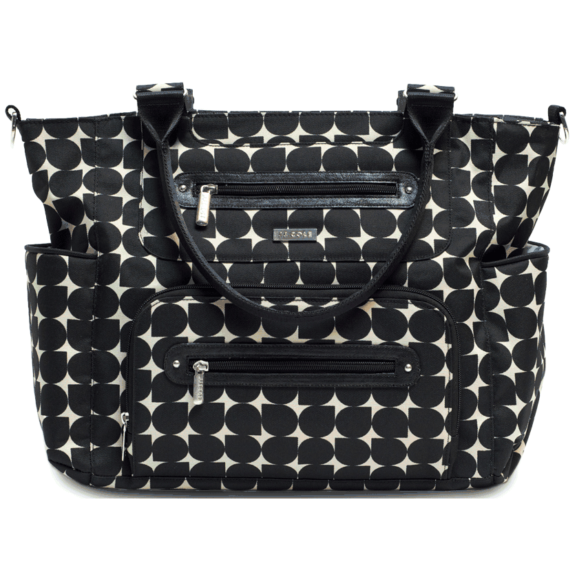JJ Cole Caprice Diaper Bag Silver Drop