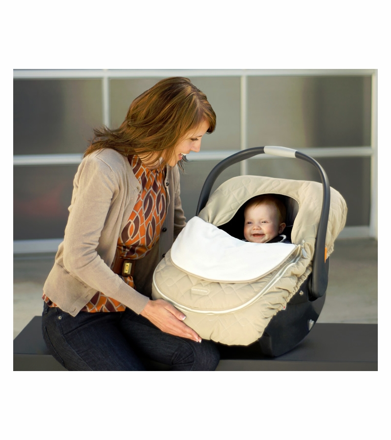 JJ Cole Infant Car Seat Cover Khaki