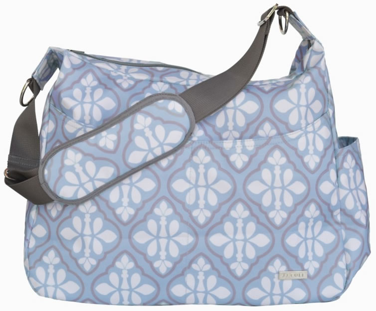 JJ Cole Linden Diaper Bag Blue Iris