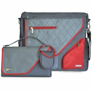 JJ Cole Metra Diaper Bag - Crimson Arbor
