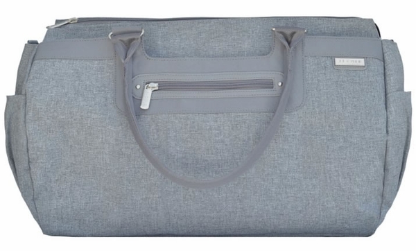 JJ Cole Parker Diaper Bag - Gray Heather
