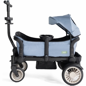 Joey (2 Seater) Stroller Wagon with 1 Canopy - Blue