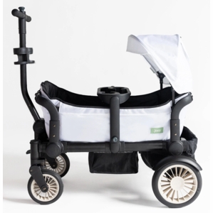 Joey (2 Seater) Stroller Wagon with 1 Canopy - White
