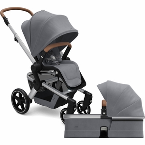 Joolz Hub+ Stroller & Bassinet Bundle - Gorgeous Grey
