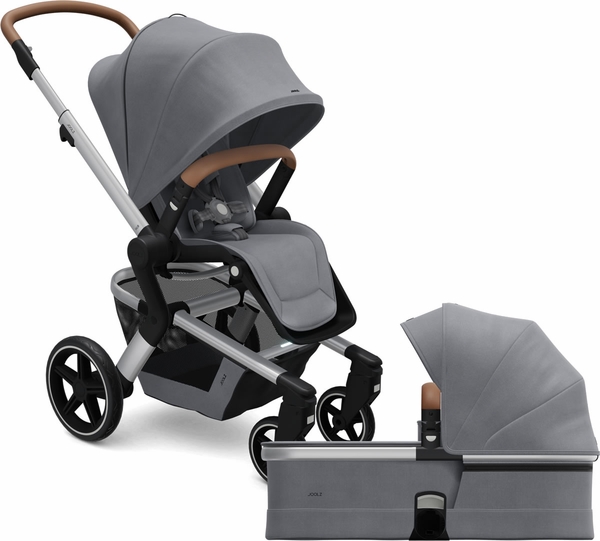 Joolz Hub+ Stroller & Bassinet Bundle - Gorgeous Grey