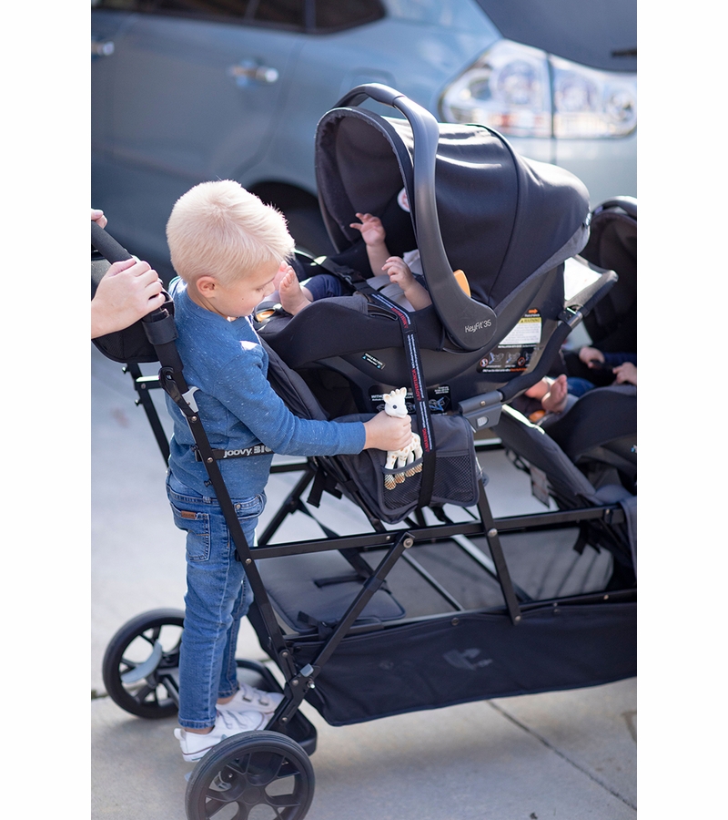 Joovy Big Caboose Triple Stroller Slate