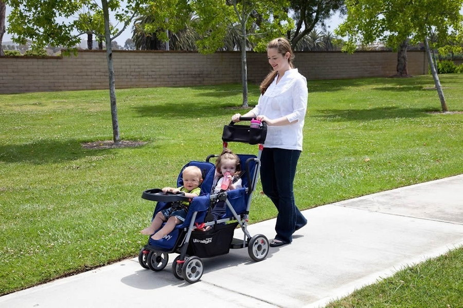Joovy Caboose Too Ultralight StandOn Tandem Stroller in Black