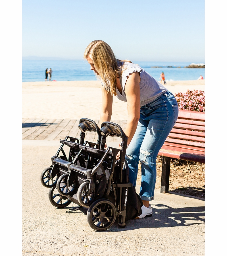 Joovy Kooper RS2 Double Stroller Black