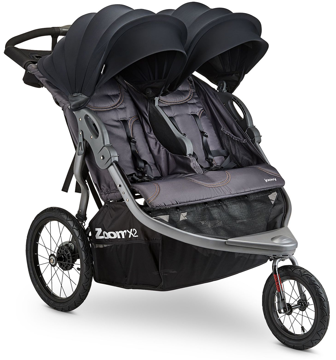 Joovy Zoom X2 Lightweight Jogging Side by Side Double Stroller