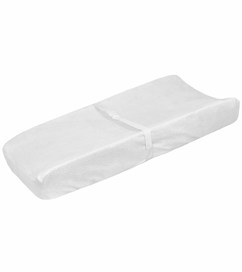 Just Born Sparkle Changing Pad Cover Gray