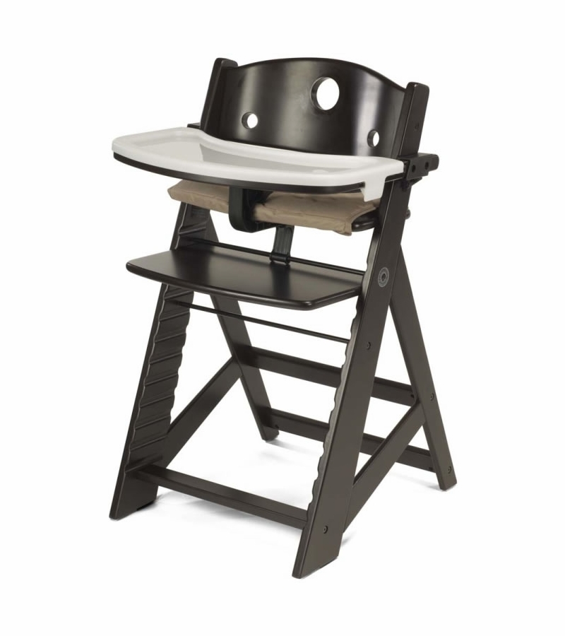 Keekaroo Height Right High Chair with Tray Espresso
