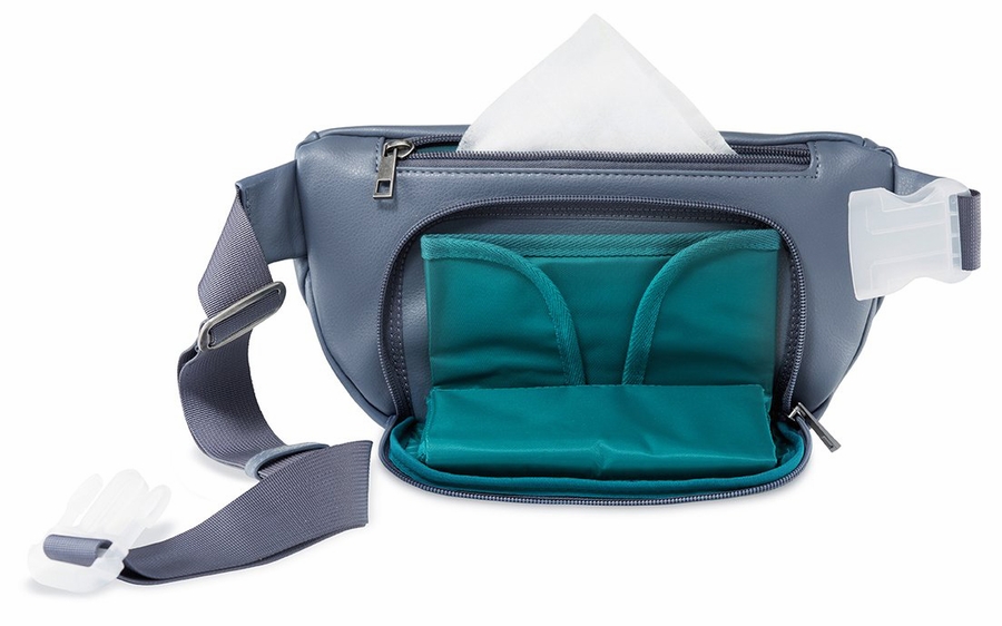 Kibou Diaper Bag Fanny Pack Smoky Indigo