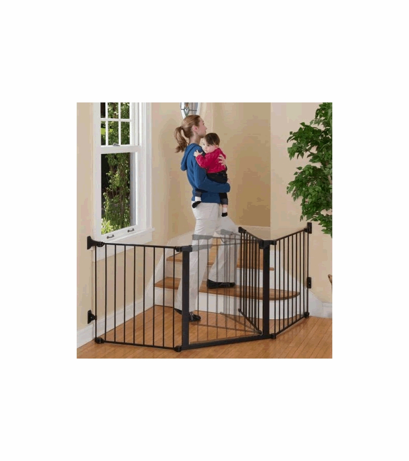 Kidco Auto Close Configure Gate Black