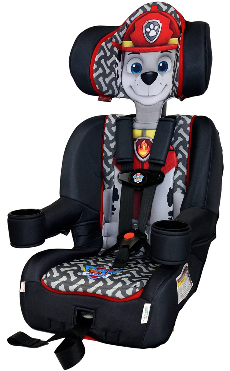 KidsEmbrace Harness Booster Car Seat Paw Patrol Marshall