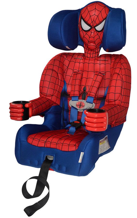 KidsEmbrace 2in1 Harness Booster Car Seat Ultimate SpiderMan, Blue