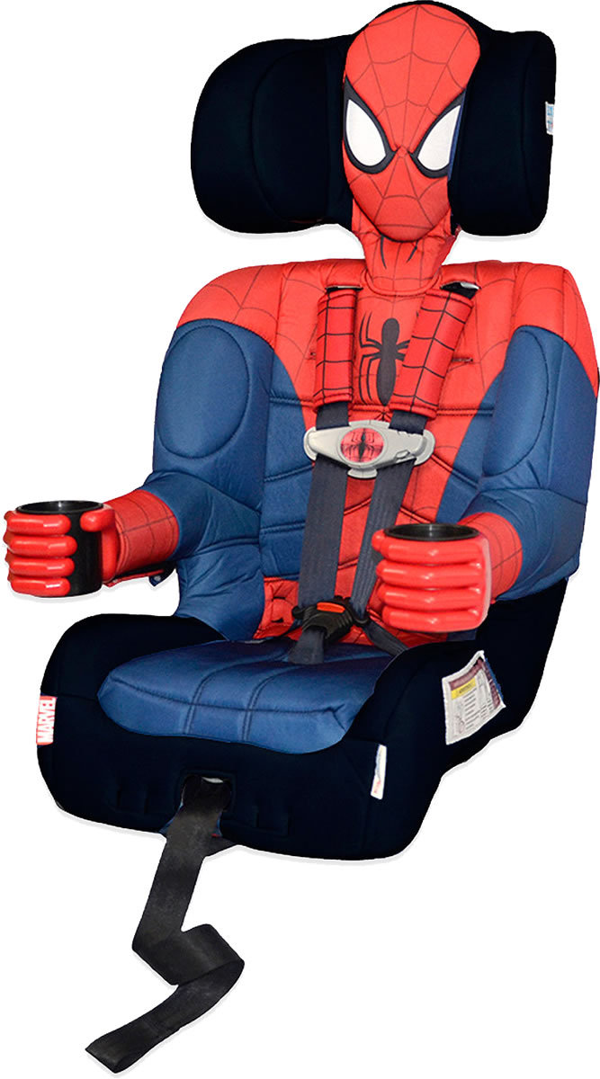 KidsEmbrace Harness Booster Car Seat Ultimate SpiderMan, Black