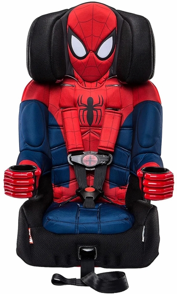 KidsEmbrace 2-in-1 Harness Booster Car Seat - Ultimate Spider-Man, Black