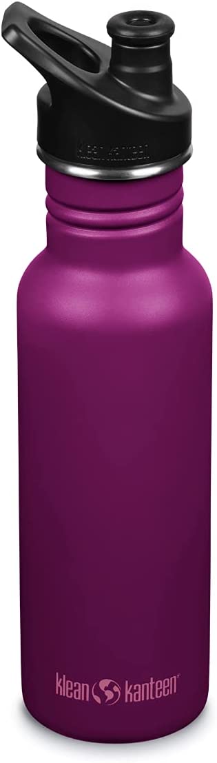 Klean Kanteen Classic Stainless Steel Bottle, - Purple Potion