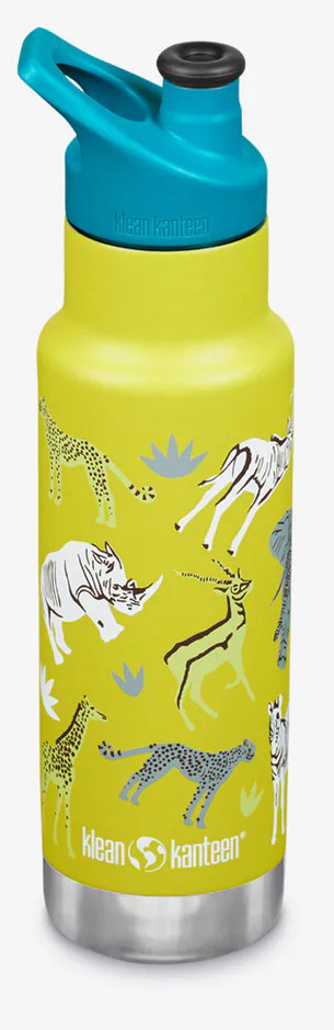 Klean Kanteen Kid Classic Insulated Stainless Steel Bottle, - Safari