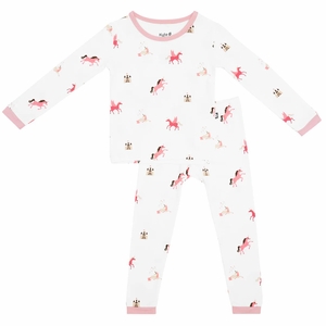Kyte Baby Toddler Long Sleeve Pajama Set - Unicorn (2T)