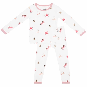 Kyte Baby Toddler Long Sleeve Pajama Set - Unicorn (3T)