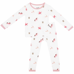 Kyte Baby Toddler Long Sleeve Pajama Set - Unicorn (4T)