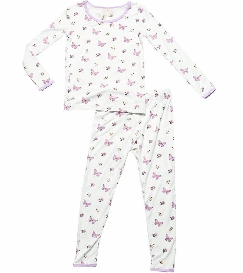 Kyte Baby Toddler Pajama Set Flutter (3T)