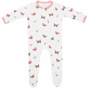 Kyte Baby Zippered Footie - Butterfly (6-12M)