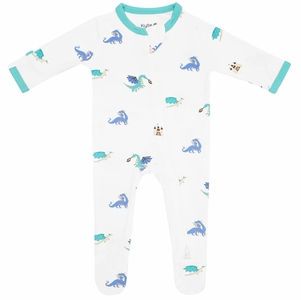 Kyte Baby Zippered Footie - Dragon (0-3M)