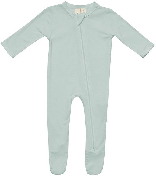 Kyte Baby Zippered Footie - Sage (3-6 months)