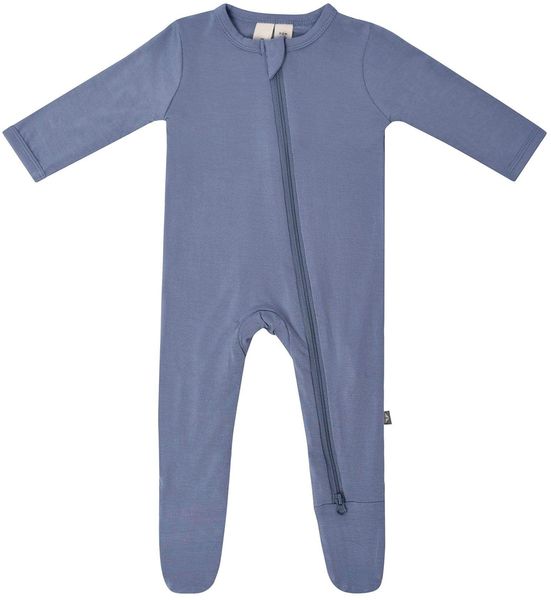 Kyte Baby Zippered Footie - Slate (3-6 months)