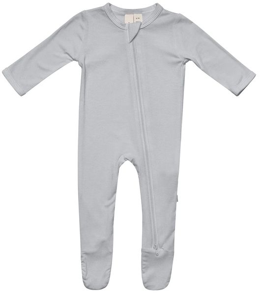 Kyte Baby Zippered Footie - Storm (0-3M)