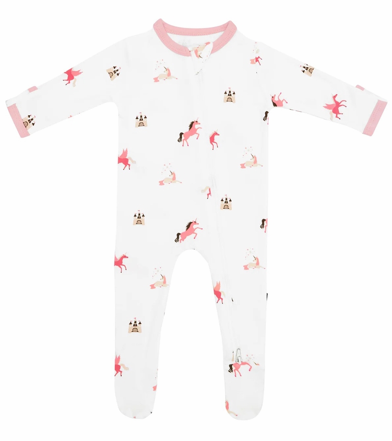 Kyte Baby Zippered Footie Unicorn (36M)