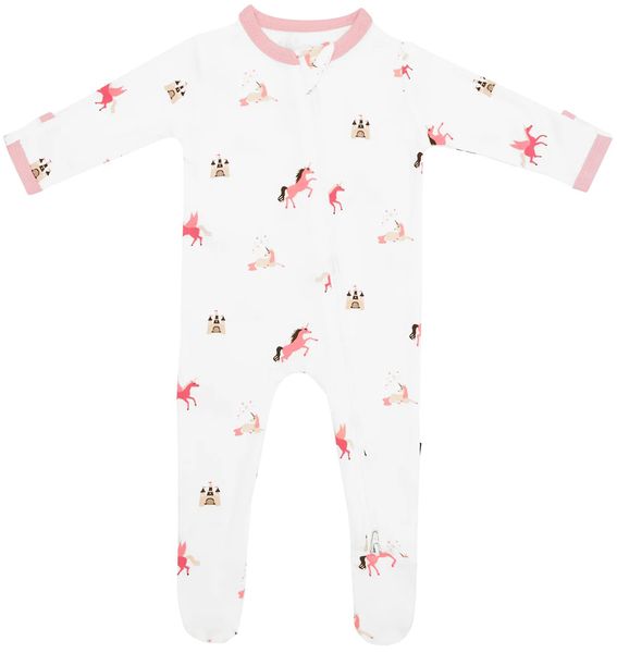 Kyte Baby Zippered Footie - Unicorn (6-12M)