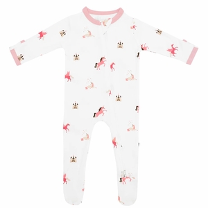 Kyte Baby Zippered Footie - Unicorn (Newborn)