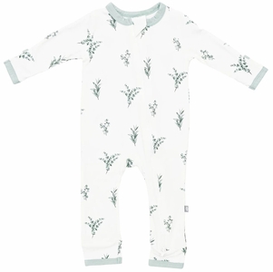 Kyte Baby Zippered Romper - Eucalyptus (3-6M)