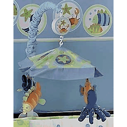 Lambs & Ivy Bubbles Musical Mobile