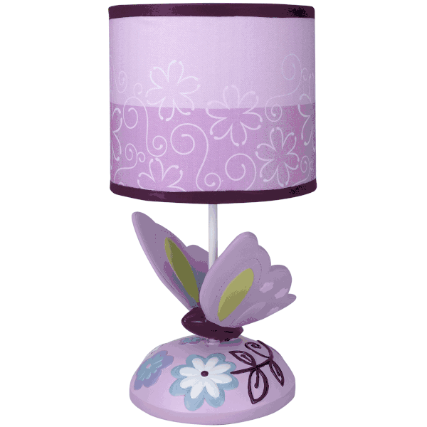 Lambs & Ivy Butterfly Lane Lamp with Shade