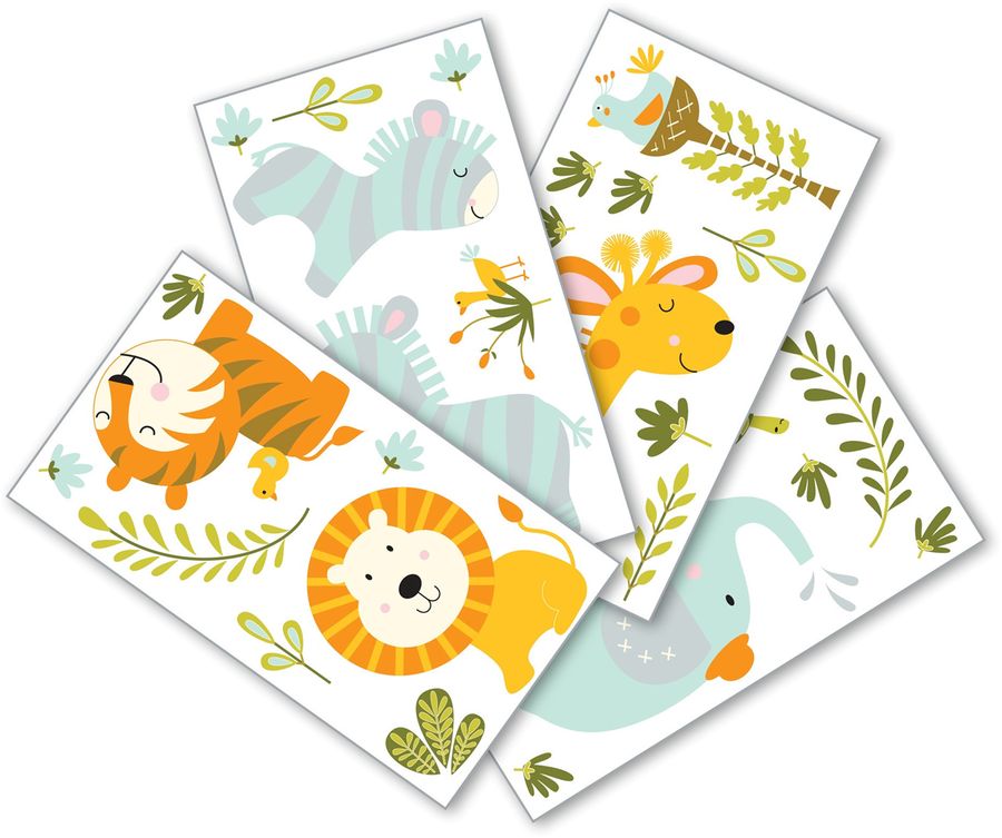 Lambs & Ivy Dena Happi Jungle Wall Appliques