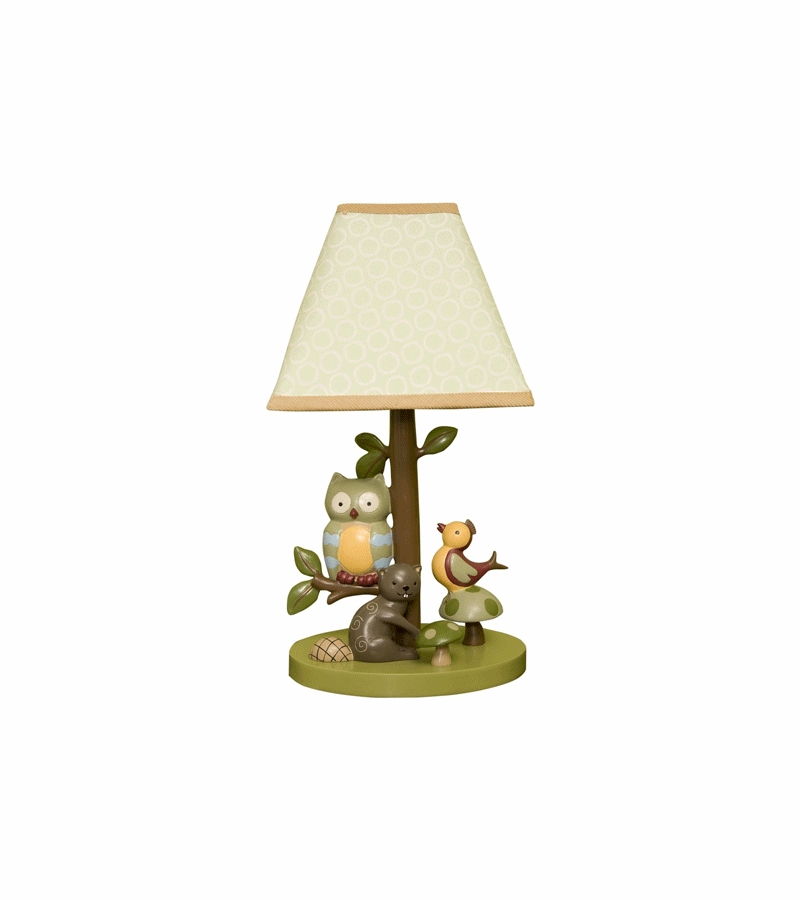 Lambs & Ivy Enchanted Forest Lamp with Shade