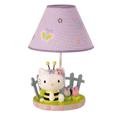 Lambs & Ivy Hello Kitty & Friends Lamp Base with Shade