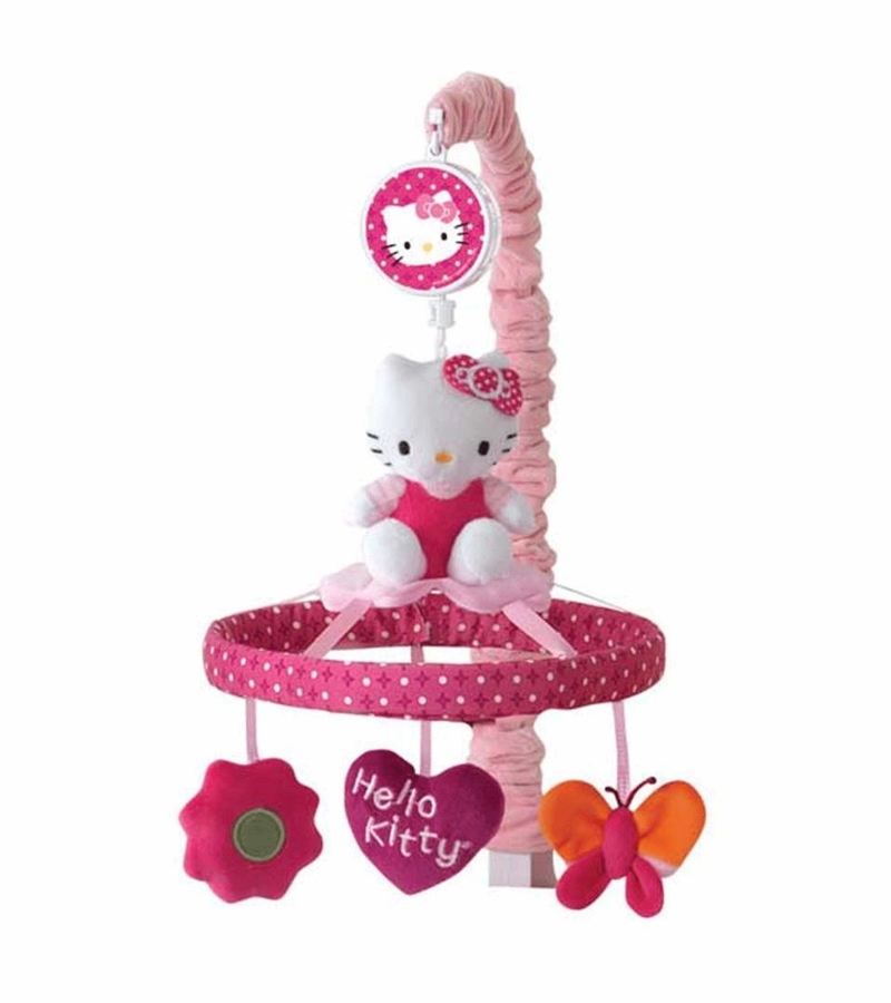 Lambs & Ivy Hello Kitty Garden Musical Mobile