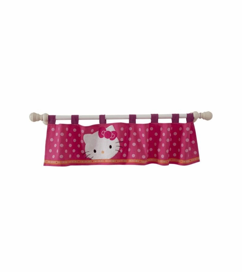 Lambs & Ivy Hello Kitty Garden Window Valance