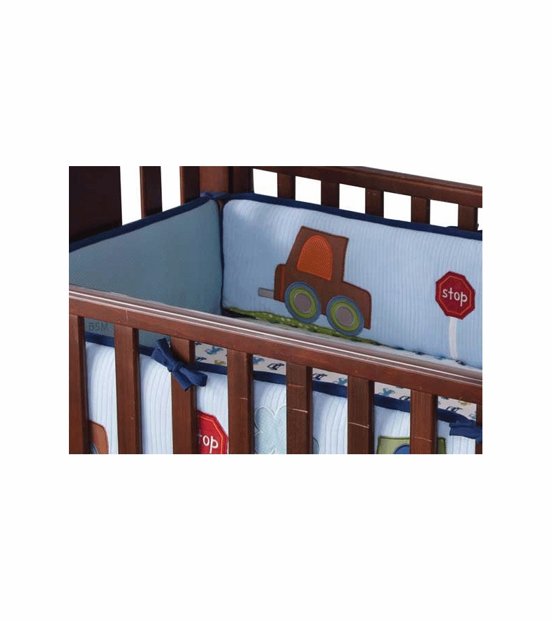 Lambs & Ivy Little Traveler Crib Bumper