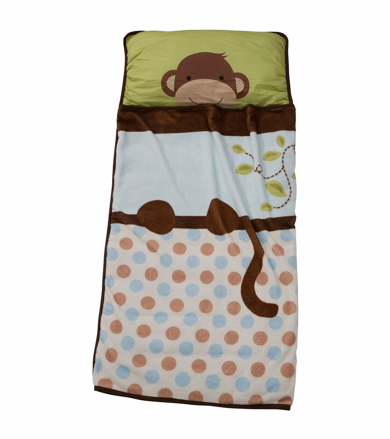 Lambs & Ivy Nap Mat Brown Monkey