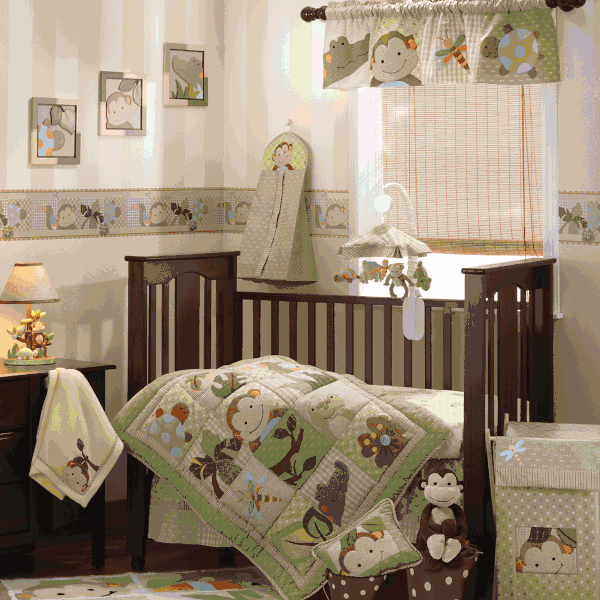 Lambs & Ivy Papagayo 5 Piece Crib Bedding Set