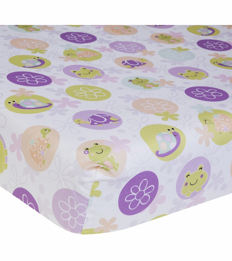 Lambs & Ivy Puddles Crib Sheet