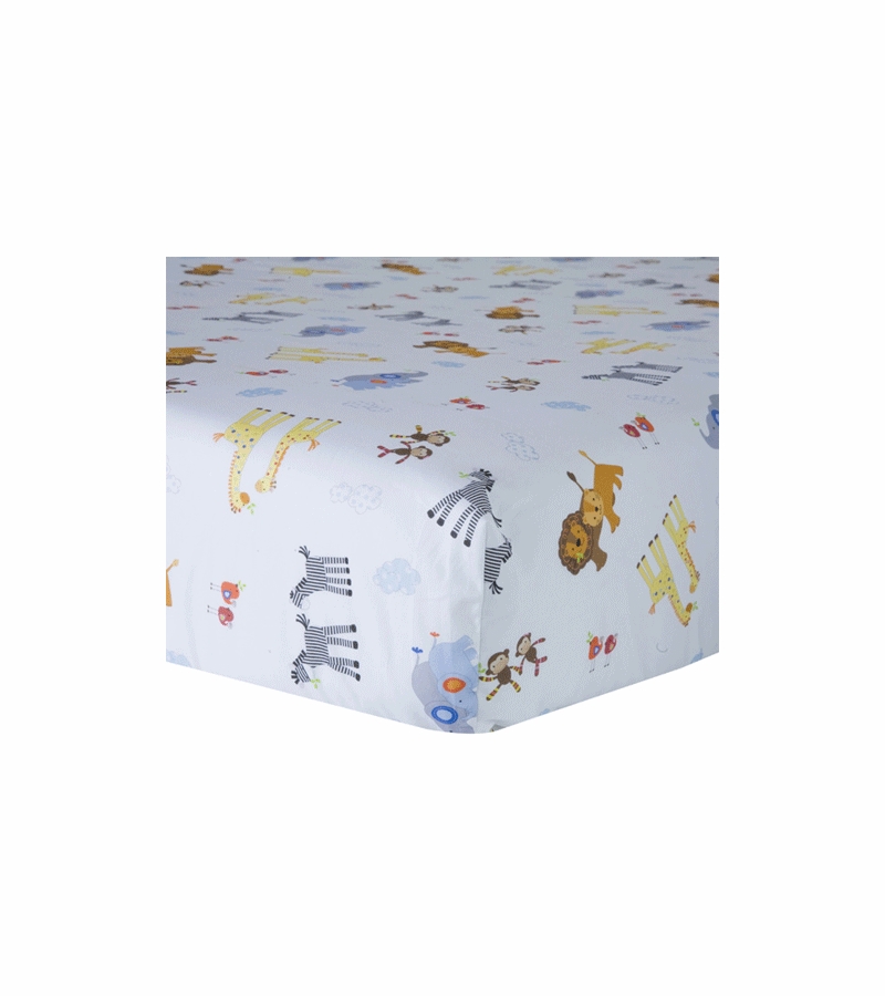 Lambs & Ivy S.S. Noah Fitted Crib Sheet