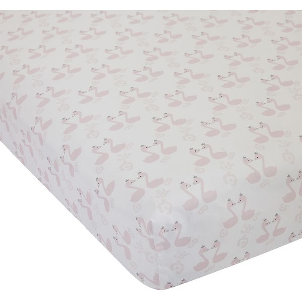 Lambs & Ivy Swan Lake Crib Sheet